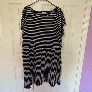 Maternity jersey dress perfect for after easy for breast feeding.